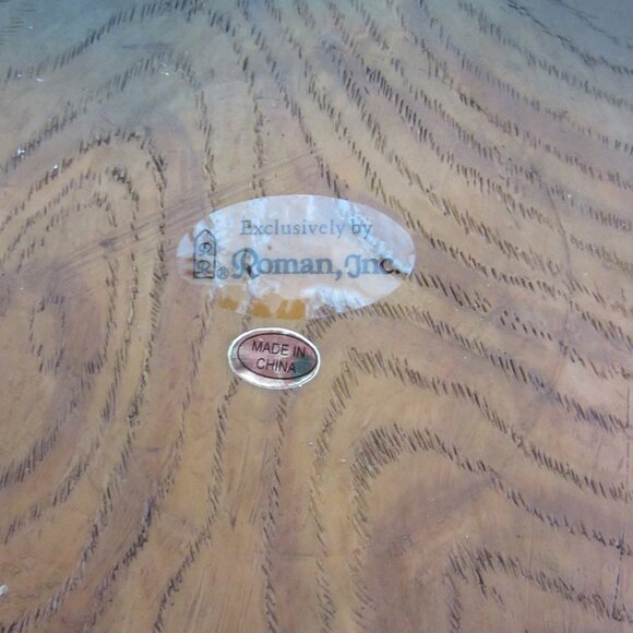 Vintage Roman Inc Nativity Scene Christmas Carved Star Baby Jesus Star Angels - Picture 4 of 11